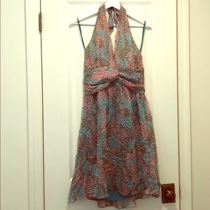 Diane von Furstenberg DVF silk halter dress 4